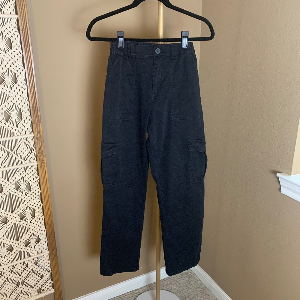 Lepunuo Women Black Cargo Pants Size Small - Picture 1 of 7